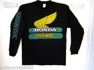 Honda Elsinore Long Sleeve T shirt HRC xr75 mr50 mt250 1973 cr250m 