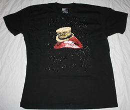 New Rocky Horror Picture Show Tribute Show Lips/Hat Large T shirt