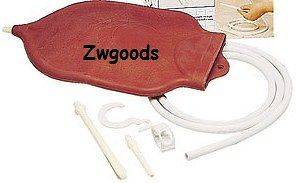 qt. New Syringe Enema Bag Douche With Attchments Fill from the topp