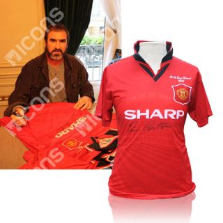 Eric Cantona Signed Man Utd 1996 FA Cup Final shirt   £25 off