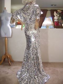 DRAG QUEEN STUNNING GLAMOROUS SEXY SHINY STAGE PAGEANT DRESS GOWN 1X 