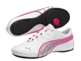 Puma Womens Etoile Sport Classic Shoes White/Pi​nk/Silver $60.​00