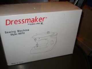 DRESSMAKER BY:EURO PRO SEWING MACHINE STYLE:997H
