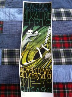 Alkaline Trio New Years Eve 2011 Limited Edition Poster