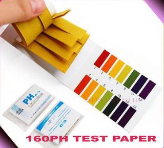 160 Full Range pH 1 14 Test Paper Indicator Litmus Strips Tester Urine 