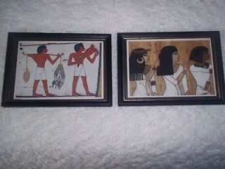Egyptian prints postcard framed (bought at the Louvre Paris)