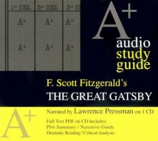 The Great Gatsby by F. Scott Fitzgerald 2006, CD, Unabridged, Student 