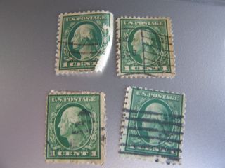   cent George Washington, Green, Scott #448, Mint, NH, F VF, OG