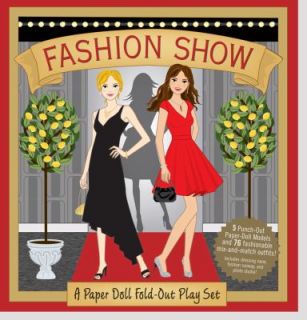 Fashion Show A Paper Doll Fold out Play Set 2009, Merchandise, Other 