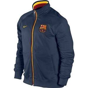 FC Barcelona Core Trainer Jacket Authentic Nike 2012 ADULT Navy NWT