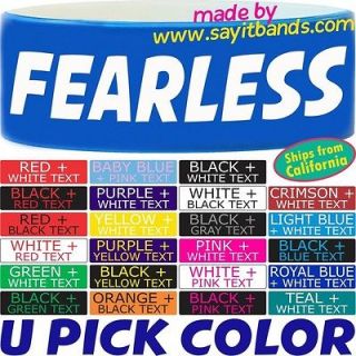 FEARLESS Wristband One Inch Wristband Swift Shipping Brand New Taylor 