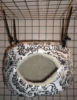   HIVE Calligraphy ~ fleece lining ~ Rats Ferrets Cat bed toy 4 cage