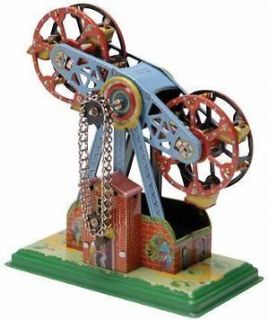 Tin toy Replica,Twin ferris wheel, Fairground toy