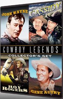Cowboy Legends Collectors Set   4 Films John Wayne Hopalong Cassidy 