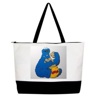 New Sesame Street Cookie Monster Handbag Purse Tote Shopper Bag