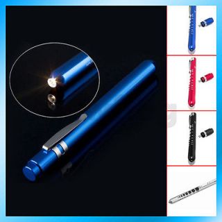   Surgical Blue/Red/Silve​r/Black Penlight Pen Light Torch First Aid