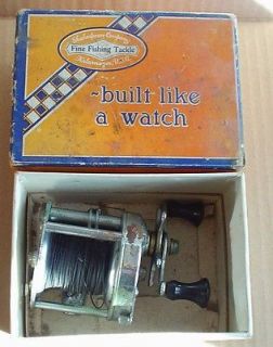   Shakespeare 1944 Service Casting Fishing Reel Lures Tackle with Box
