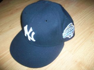NEW ERA HAT CAP FITTED NEW YORK YANKEES 7 1/8 NAVY BLUE