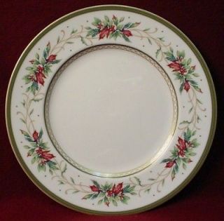 FITZ & FLOYD china WINTER HOLIDAY pattern DINNER PLATE