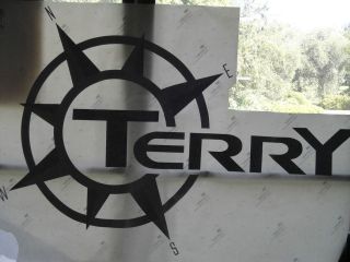 Fleetwood Terry Decal Logo W/ Compass RV Trailer Camper Sticker 