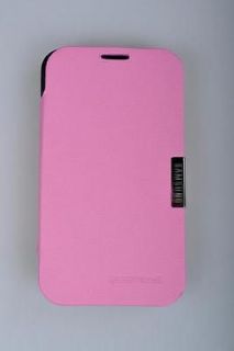   Leather Clip Phone Cover Case for Samsung Galaxy Note 2 II N7100 Pink