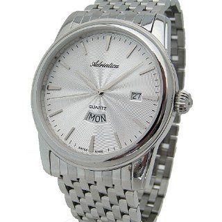 Adriatica of Switzerland Mens Dress Watch with Day and Date Watches 