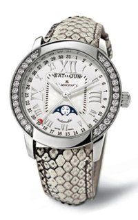   Diamond Leman Complete Calendar Automatic Watch Watches 