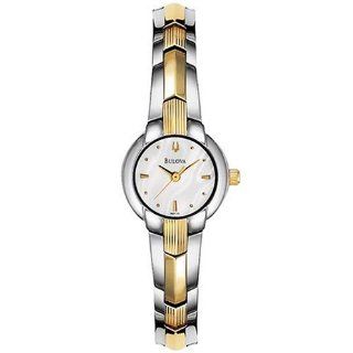 Bulova Womens 98T73 Mother of Pearl Bracelet Watch: Watches:  