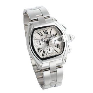 Cartier Mens W62019X6 Roadster Automatic Chronograph Watch: Watches 