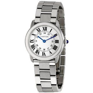 Cartier Womens W6701004 Rondo Solo Stainless Steel Bracelet Watch 