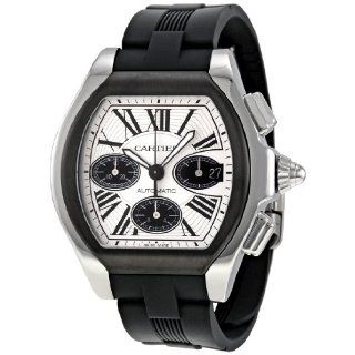 Cartier Mens W6206020 Roadster Silver Dial Watch Watches 