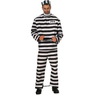 Adult Prisoner Man Costume Clothing