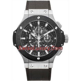 Hublot Big Bang Aero Bang Stainless Steel and Ceramic Watch: Watches 
