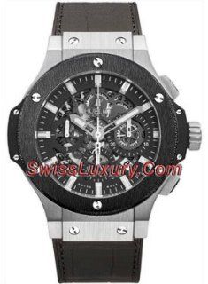 Hublot Big Bang Aero Bang Stainless Steel and Ceramic Watch: Watches 