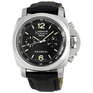 Panerai Mens M00212 Luminor Flyback Chrono 1950 Tachymeter Watch 