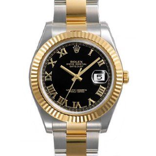   Two Tone Oyster Bracelet Mens Watch 116333BKRO: Watches: 