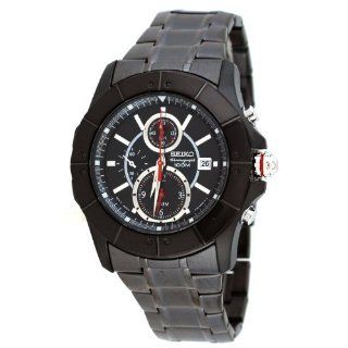   Lord SNAD01 Mens Black IP Chronograph Alarm Watch Watches 
