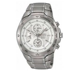   Titanium Silver Dial Chronograph Alarm Watch: Watches: 