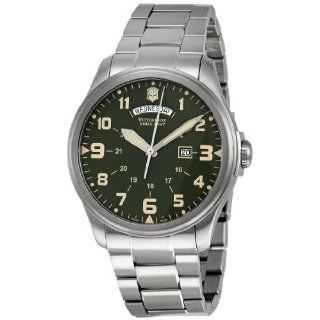 Victorinox Swiss Army Mens 241291 Infantry Green Dial Watch Watches 