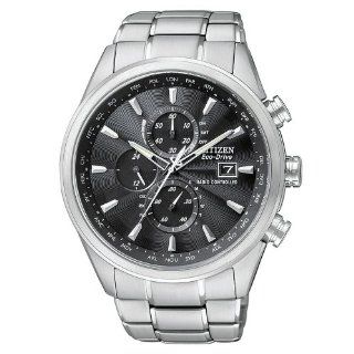 Citizen #AT8010 58E Mens Eco Drive Stainless Steel Atomic Radio 
