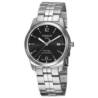 Tissot Mens T0494071105700 PR 100 Black Automatic Dial Watch Watches 