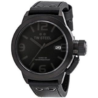 TW Steel Mens TW844 Canteen Cool Black Dial Watch Watches  