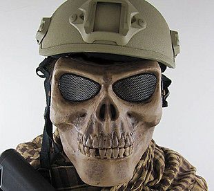 Skull Airsoft Paintball BB Gun Full Face Protect Mask Gift