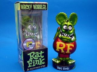 Funko Rat Fink Metallic Green WOBBLER BOBBLEHEAD #B