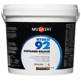MUSASHI Hybrid 92 Sustained Release Protein Powder 1.9kg Choco Low Fat 