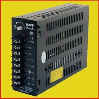 Happ 15 AMP Switching Power Supply Arcade Multicade 8 Liner Games