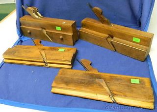   Set of 4 Carpenters Wood Working Moulding Planes Blades JR GALE