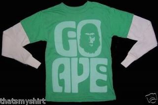 New Authentic Junk Food Planet of the Apes Go Ape Boys 2fer T Shirt