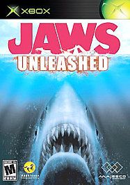 Jaws Unleashed COMPLETE WORKS XBOX Game w/sticker