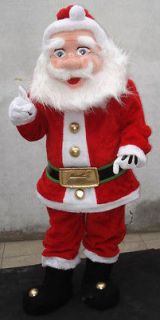   Claus Mascot Costume Adult Christmas Character Costume poly foam head